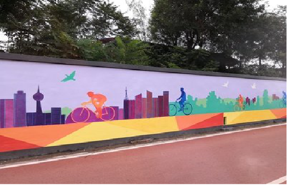 长葛墙体彩绘-围墙