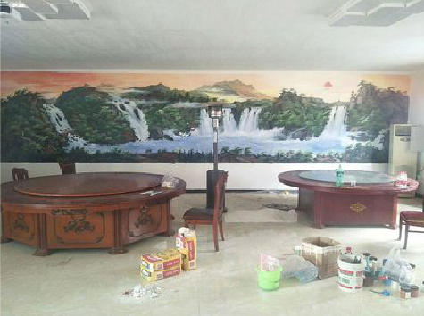 长葛墙绘-写实风景