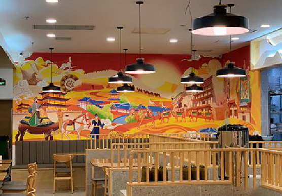 长葛商业空间彩绘介绍。