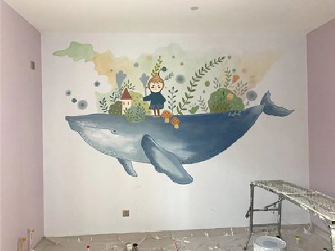 长葛手绘墙的特点及优势。